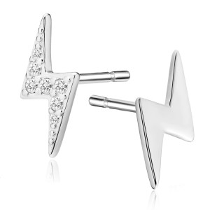 Cercei argint fulger cu pietre DiAmanti Z1702E-DIA (Argint 925‰ 0,8 g.)